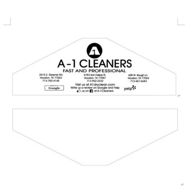 A-1 Cleaners - Designed Garment Cover